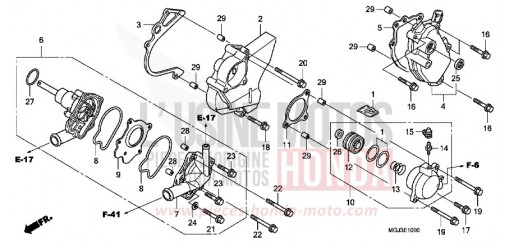POMPE A EAU CBF1000FAA de 2010